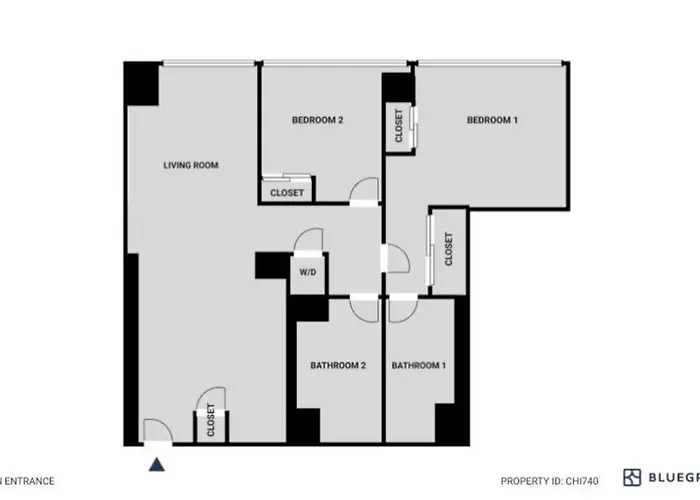S Loop 2br W Pool Gym Nr Grant Park Chi-740 *